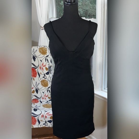 Black Cocktail Dress - Picture 2 of 6